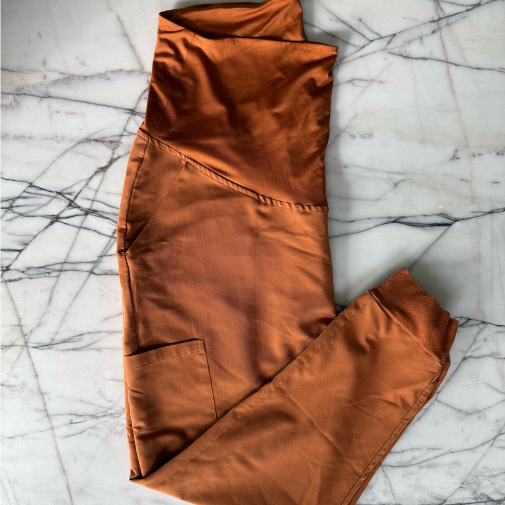 Large mandala maternity scrubs